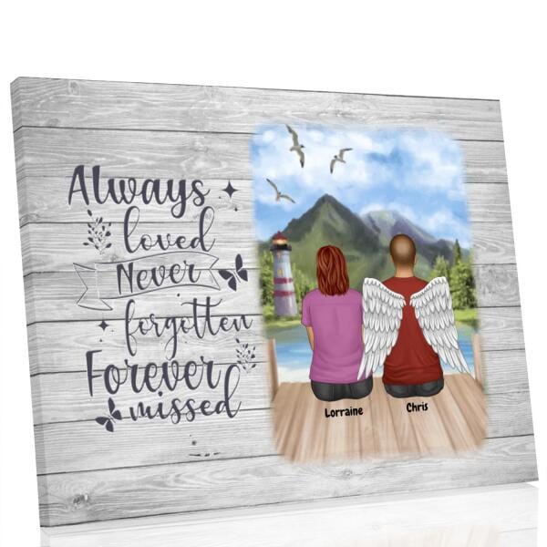 Always Loved Never Forgotten Canvas Print
